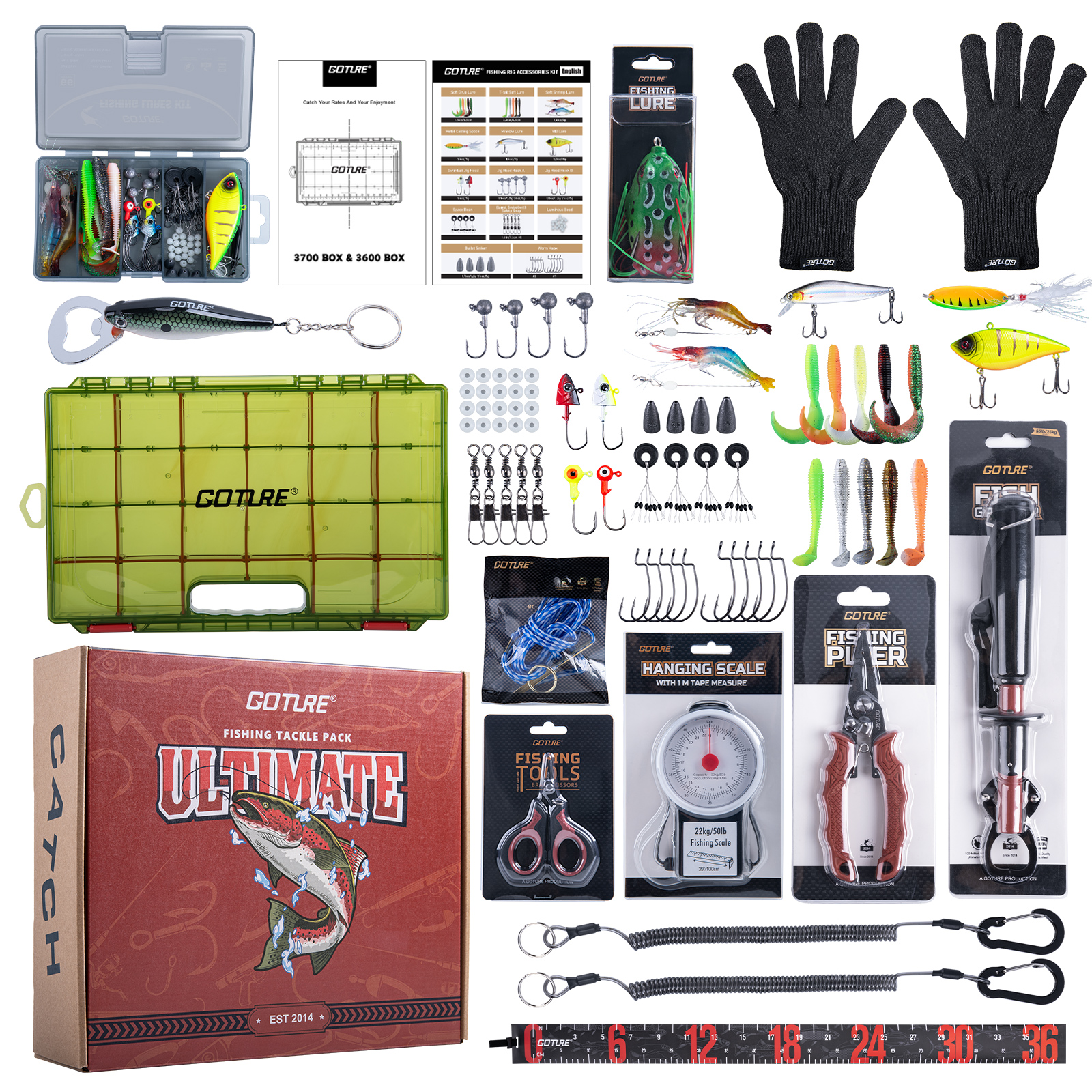 Men Accessories Combo Gift - Goture Outdoor Fishing Accessories Tool Set