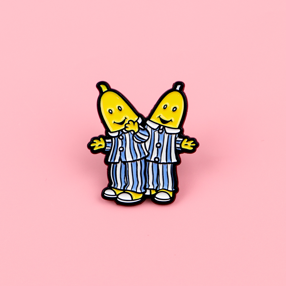 Men'S Accessories Backpack - Funny Pajama Banana Man Enamel Pins
