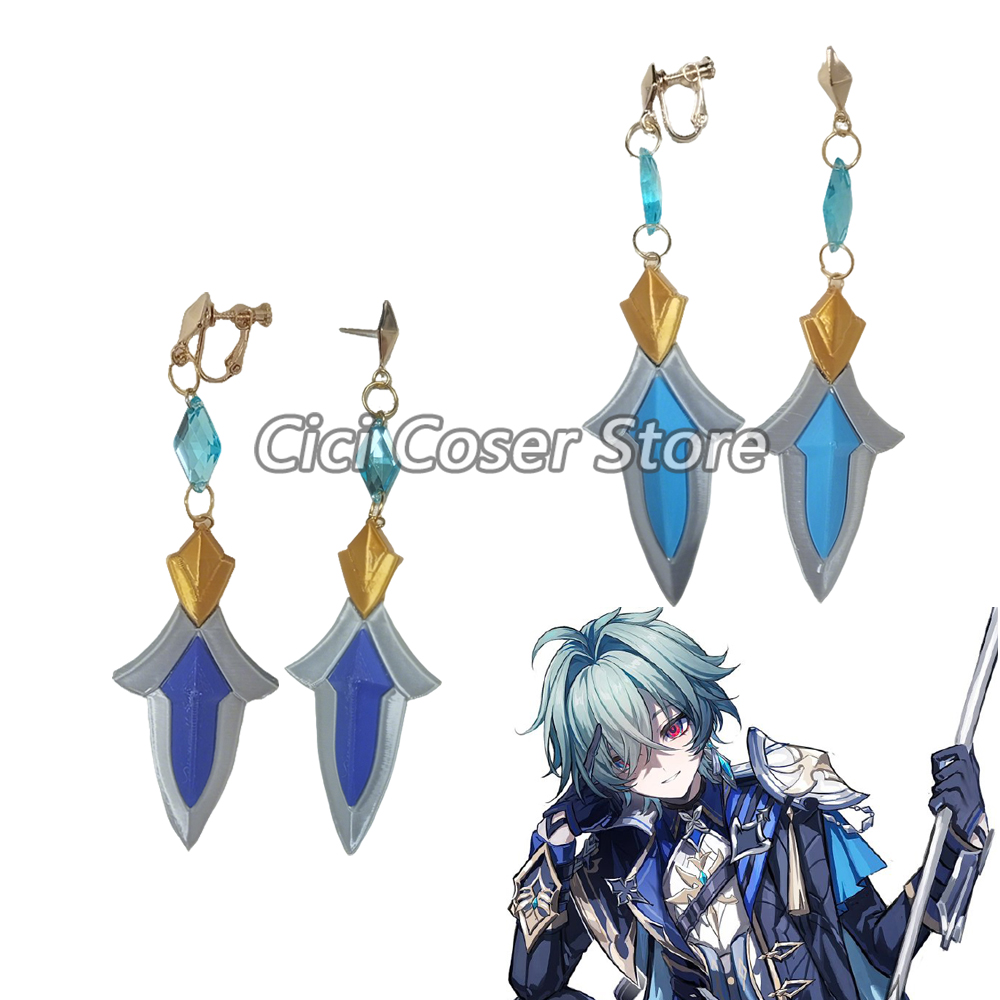 Men Accessories Earrings - NEW Genshin Impact Lohen Cosplay Accessories