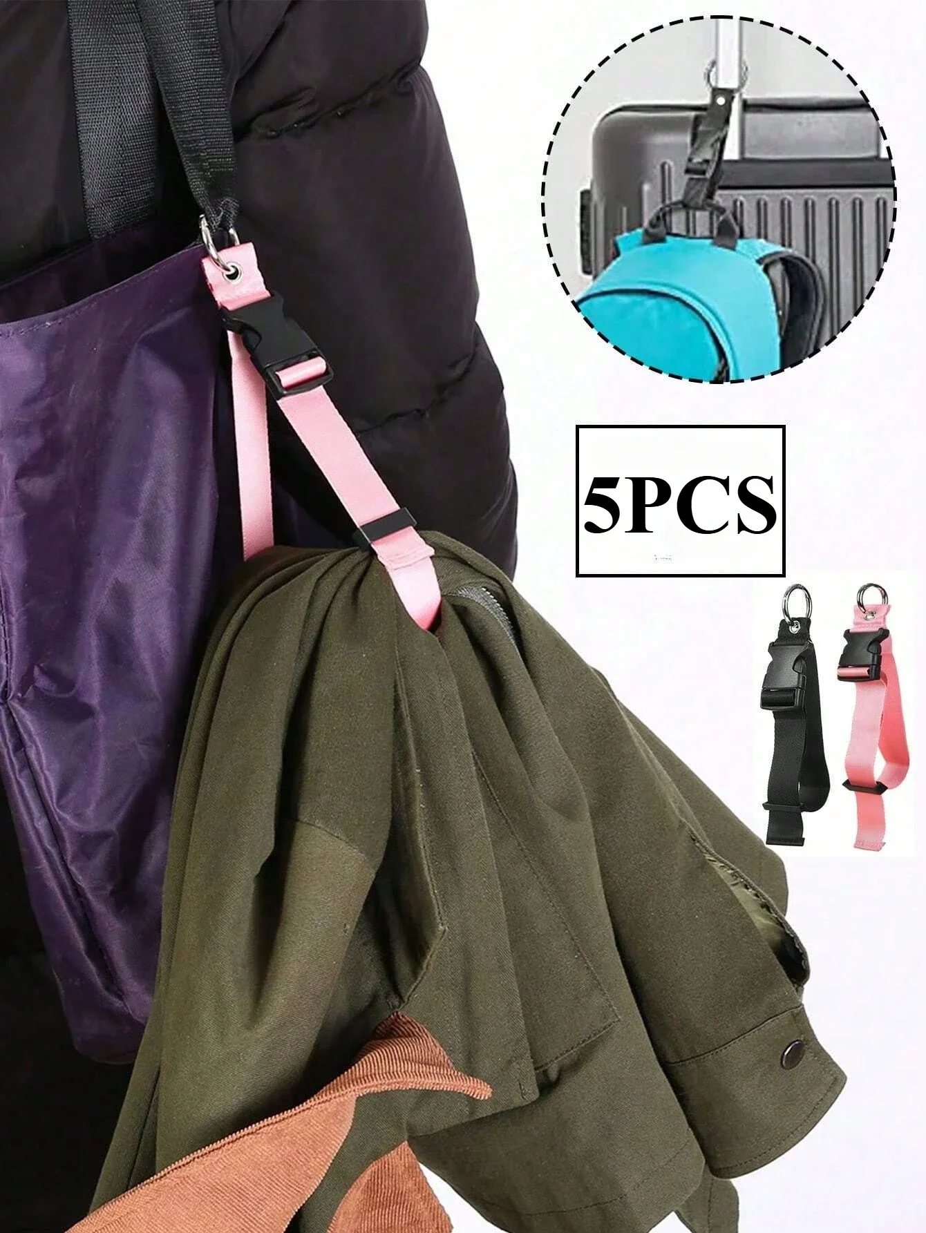 Men'S Accessories Backpack - Portable Anti-Theft Luggage Strap Durable Outdoor