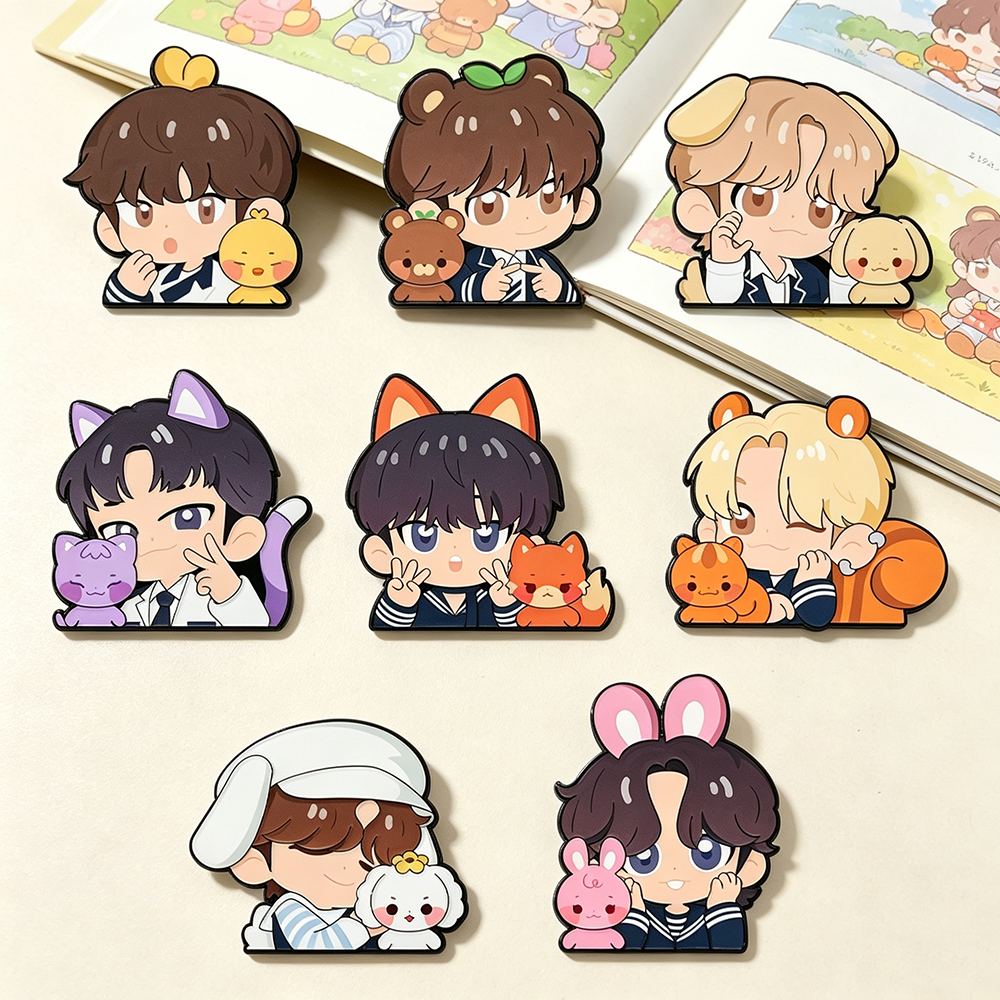 8pcs Kawaii Enamel Pin Set Car - Lapel Pin Enamel recension och pris