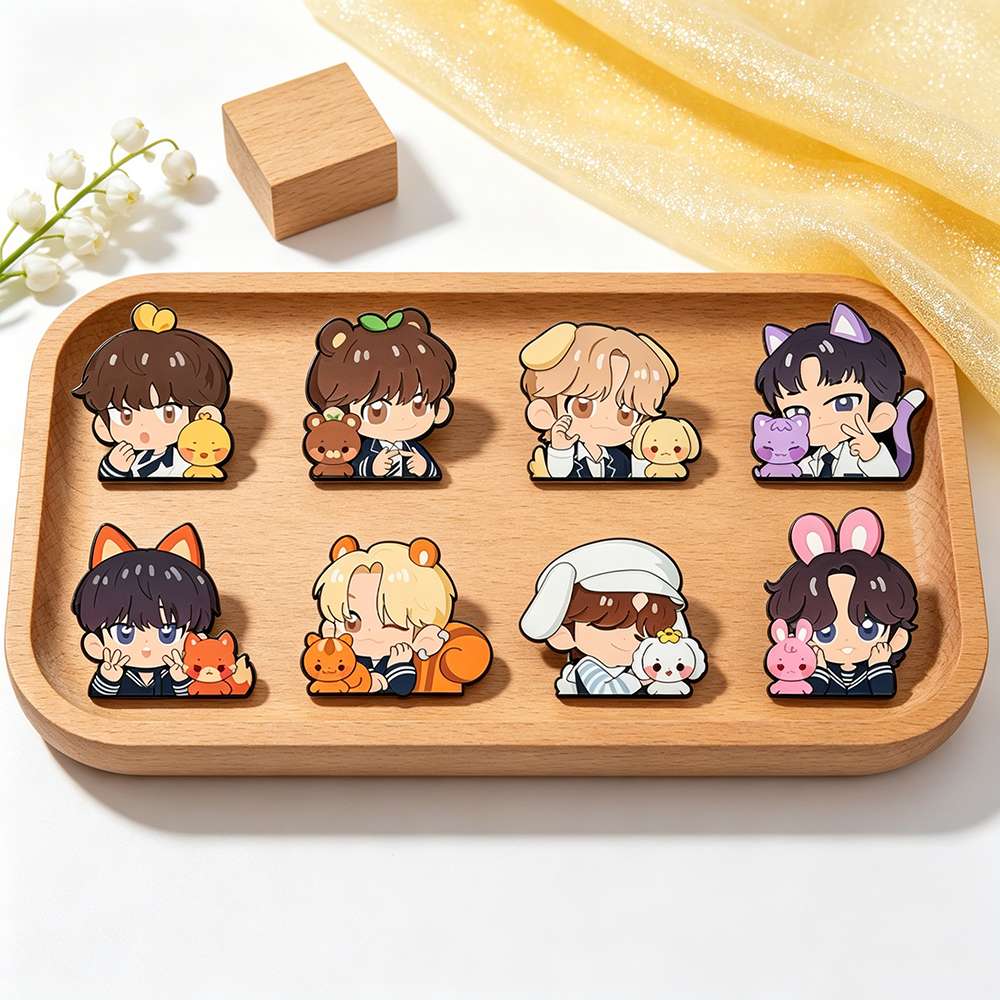 8pcs Kawaii Enamel Pin Set Car - Lapel Pin Enamel recension och pris