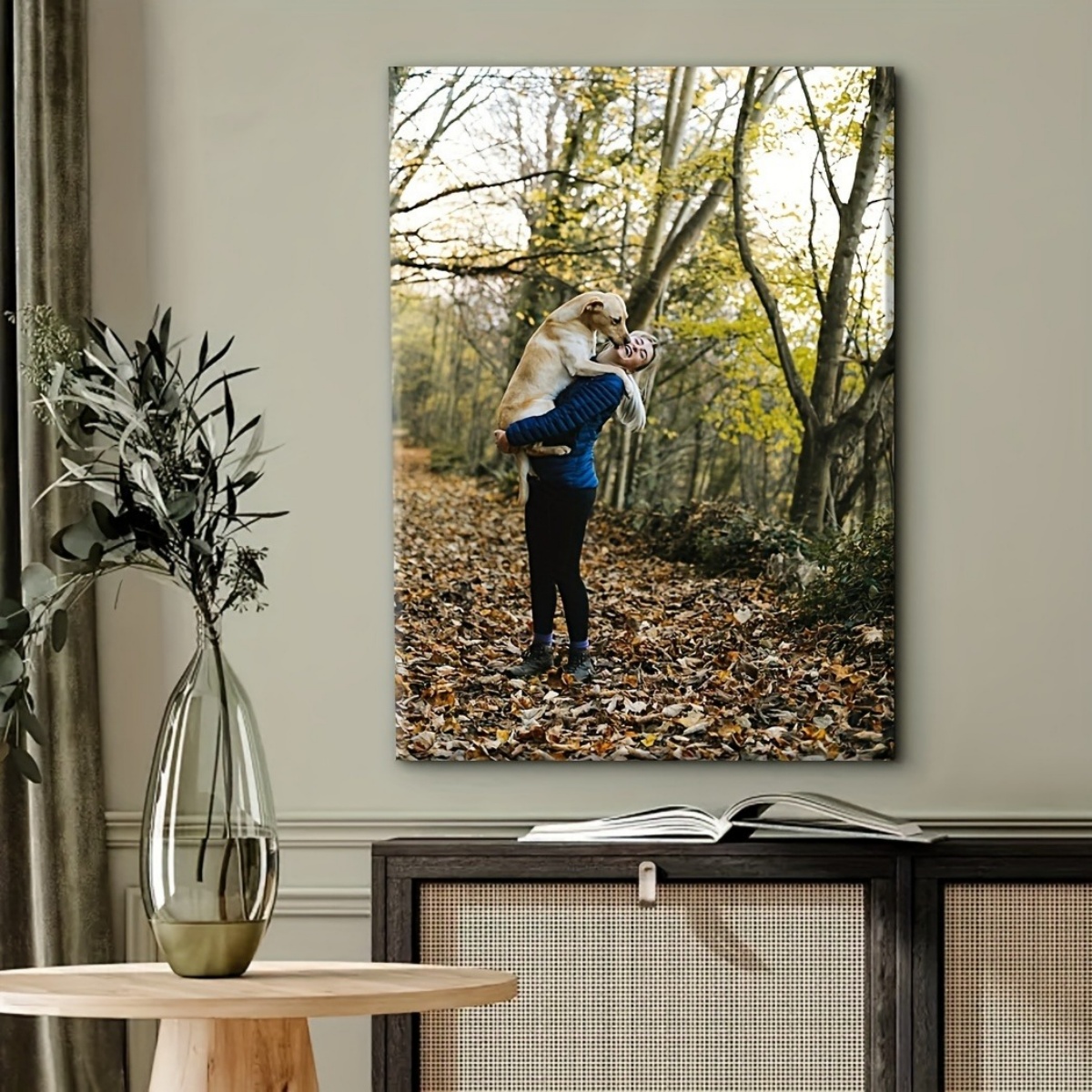 Custom Personalized Canvas Wal - Men Accessories Gift recension och pris
