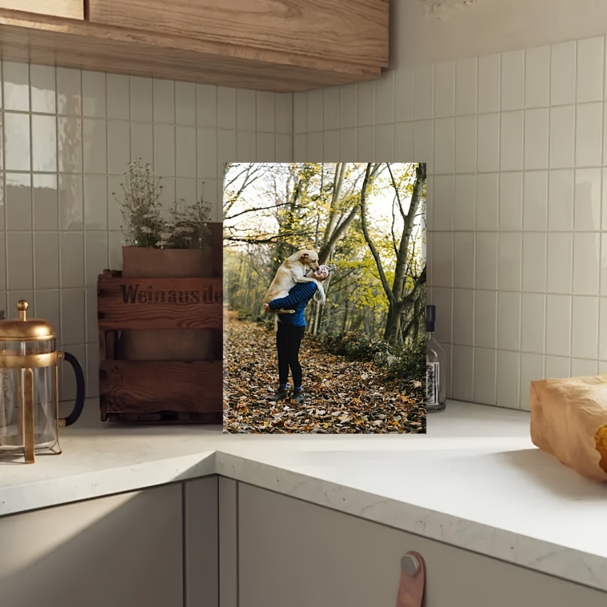 Custom Personalized Canvas Wal - Men Accessories Gift recension och pris