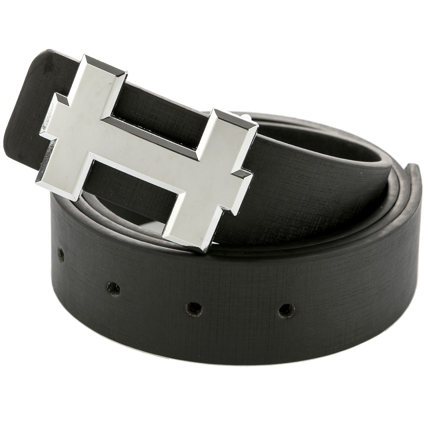 Luxury 3.3cm width PU Leather  - Men Accessories Brand recension och pris