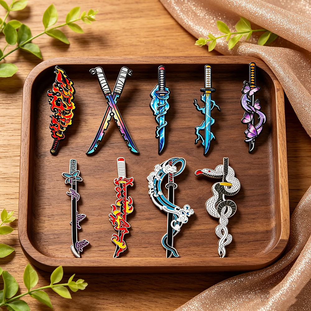 Demon Slayer Nichirin Sword En - Lapel Pin Enamel recension och pris