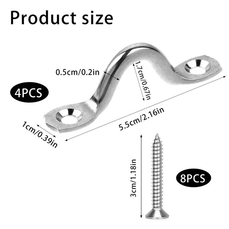 4Pcs Handle 4/5/6MM 316 Stainl - Men'S Accessories recension och pris
