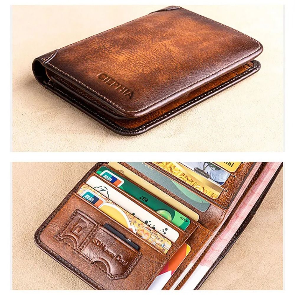 1PC New PU Leather Men Wallet  - Money Clip Slim recension och pris