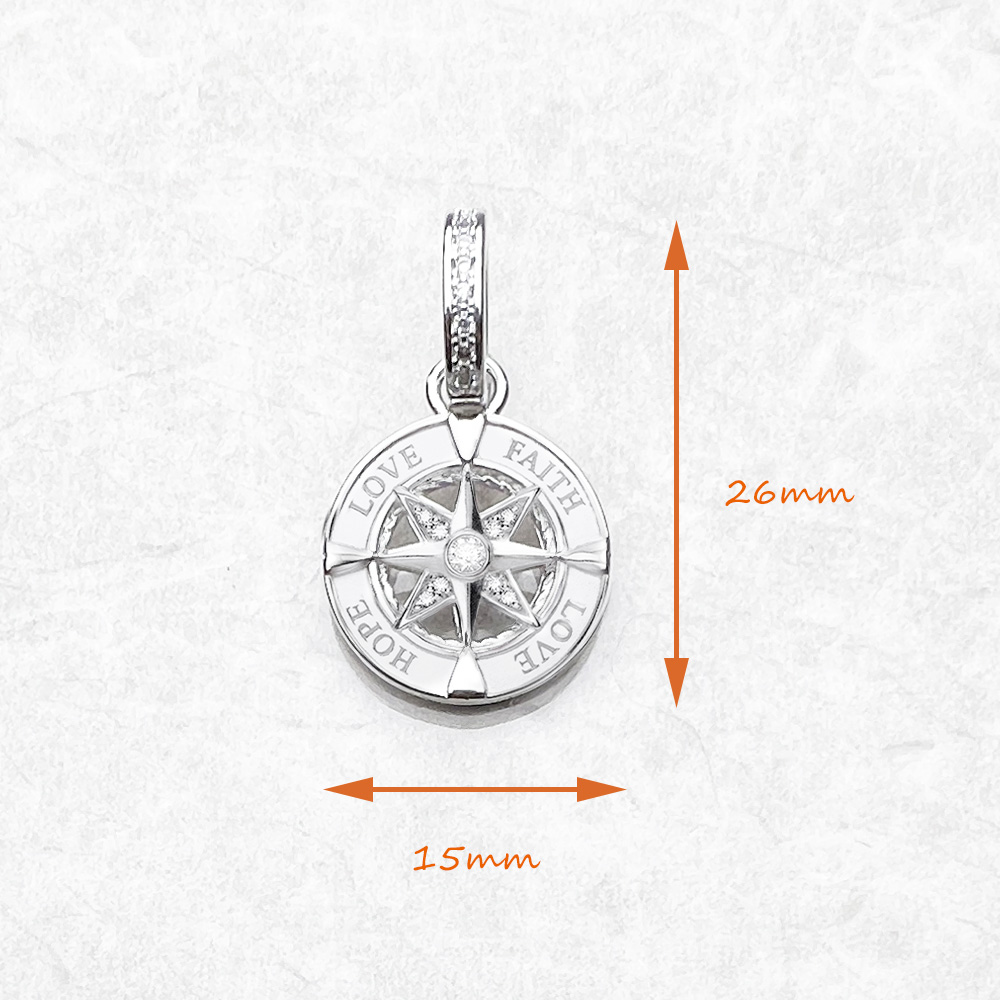 Pendant  Faith, Hope and Love  - Men Accessories Brand recension och pris