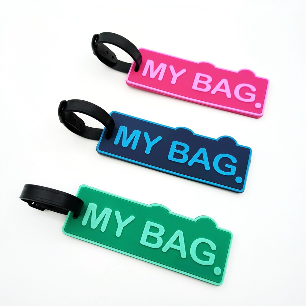 1PC women men cute Luggage Tag - Men'S Accessories Holder recension och pris
