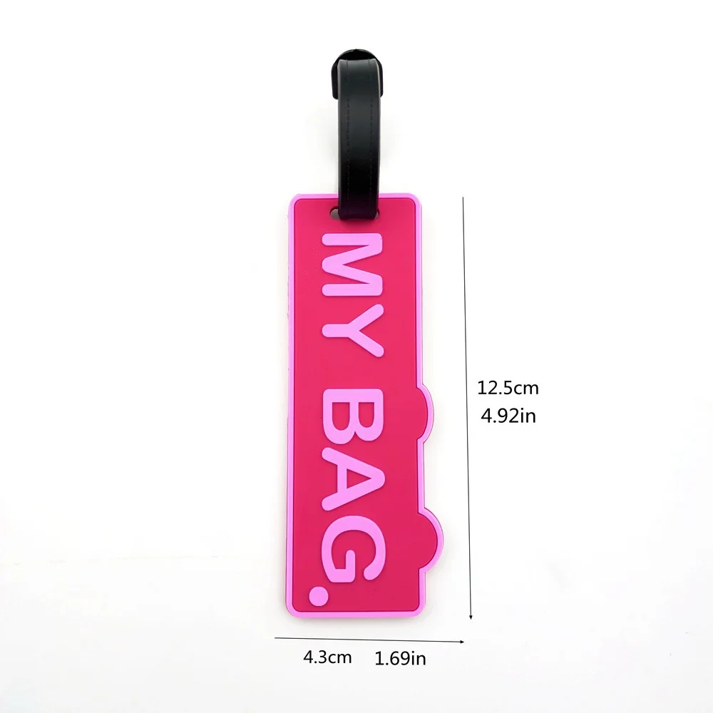 1PC women men cute Luggage Tag - Men'S Accessories Holder recension och pris