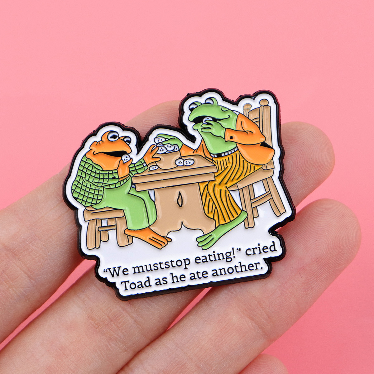 Cartoon Frog Brooch Pin Badge  - Lapel Pin Enamel recension och pris