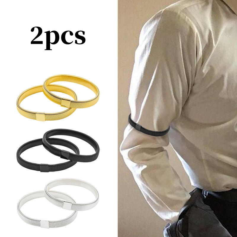 2pcs Men Elasticated Arm Band  - Men'S Accessories Holder recension och pris