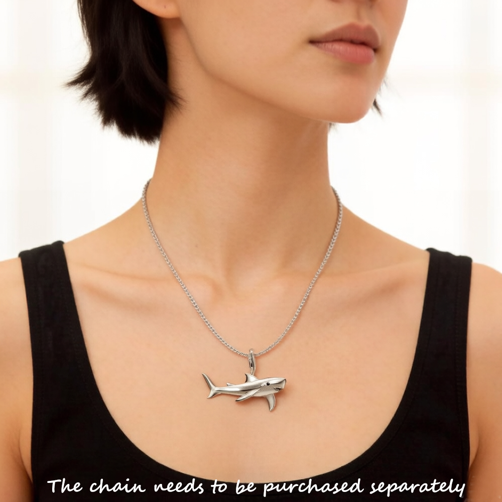 Pendant Shark Brand New Fashio - Men Accessories Brand recension och pris