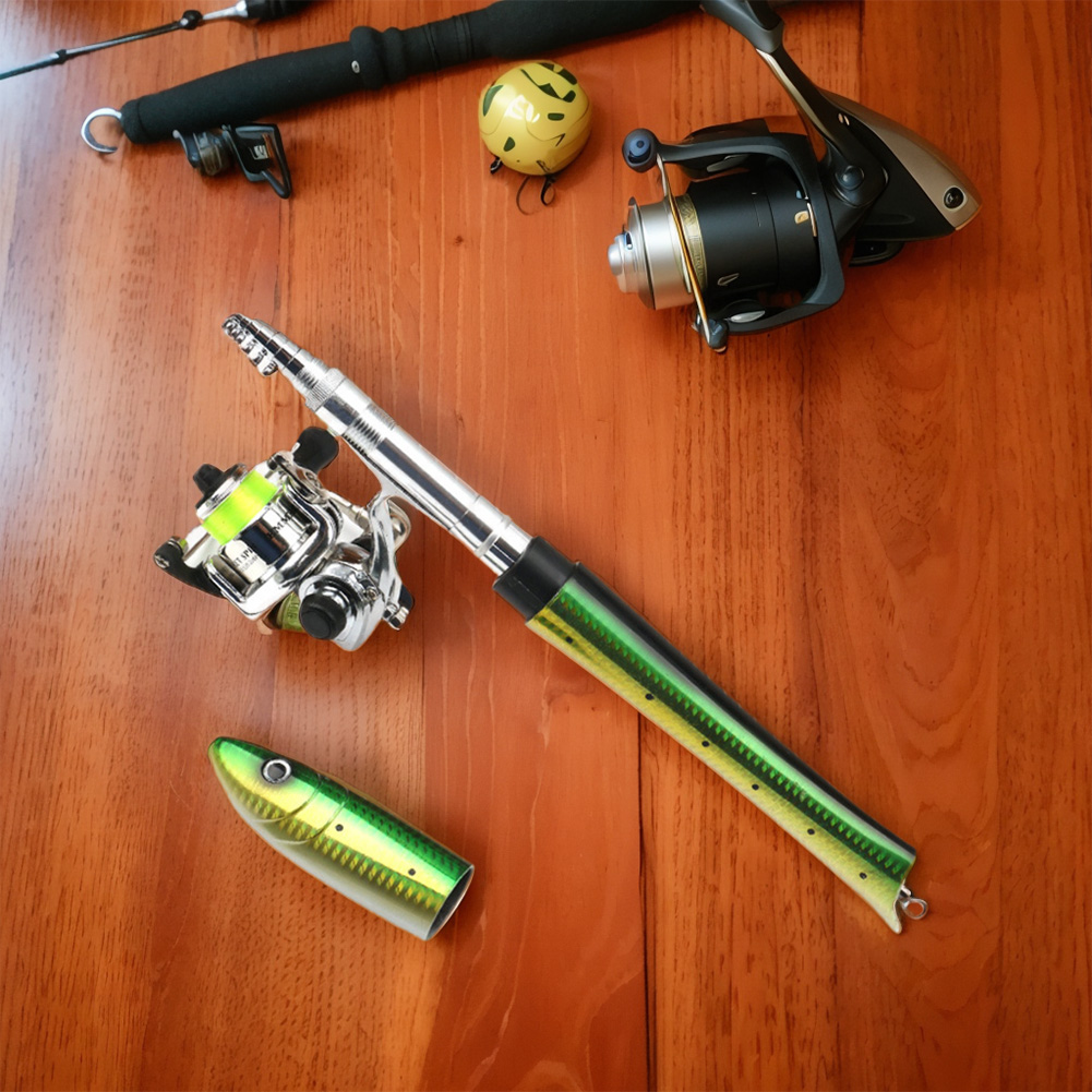 Portable Fish Shaped Fishing R - Men Accessories Combo Gift recension och pris