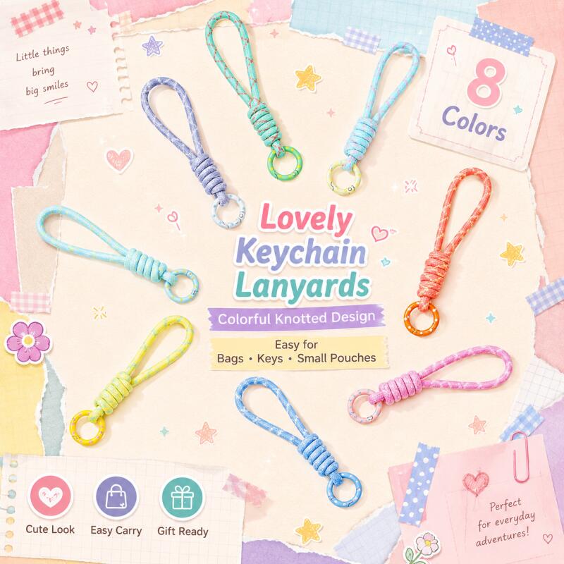 2~5pcs Colorful Braided Keycha - Men'S Accessories Holder recension och pris