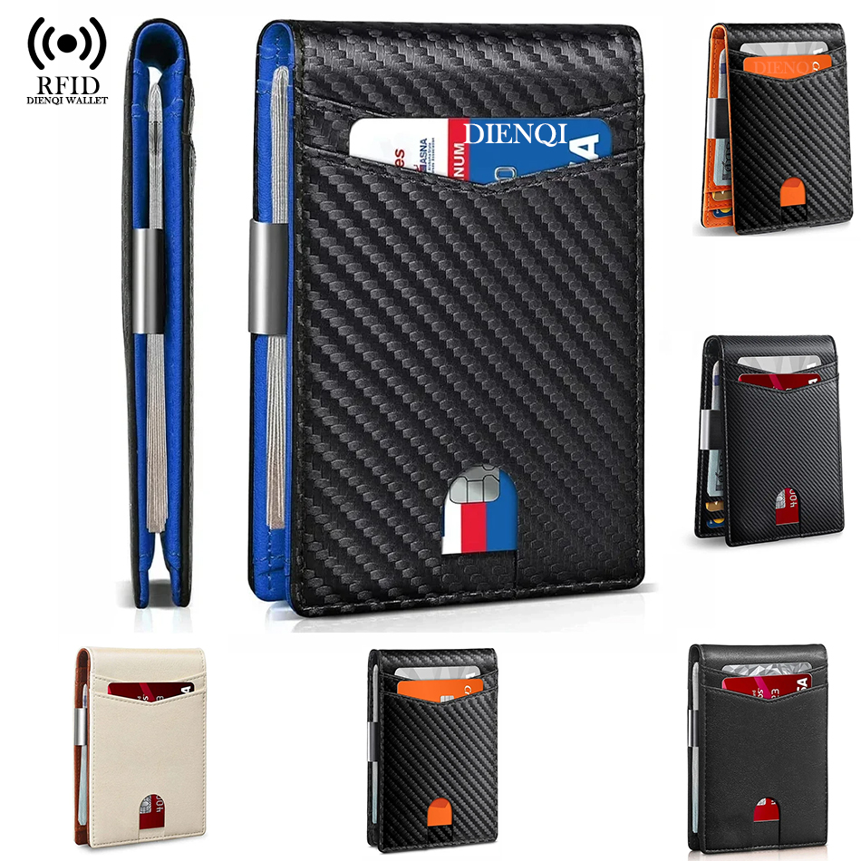 Carbon Fiber Mens Wallet Money - Money Clip Slim recension och pris