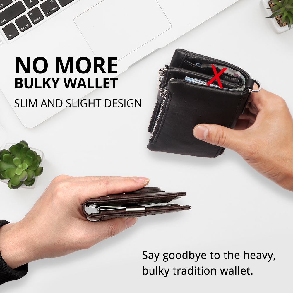 KAVIS Money Clip Wallet for Me - Money Clip Slim recension och pris