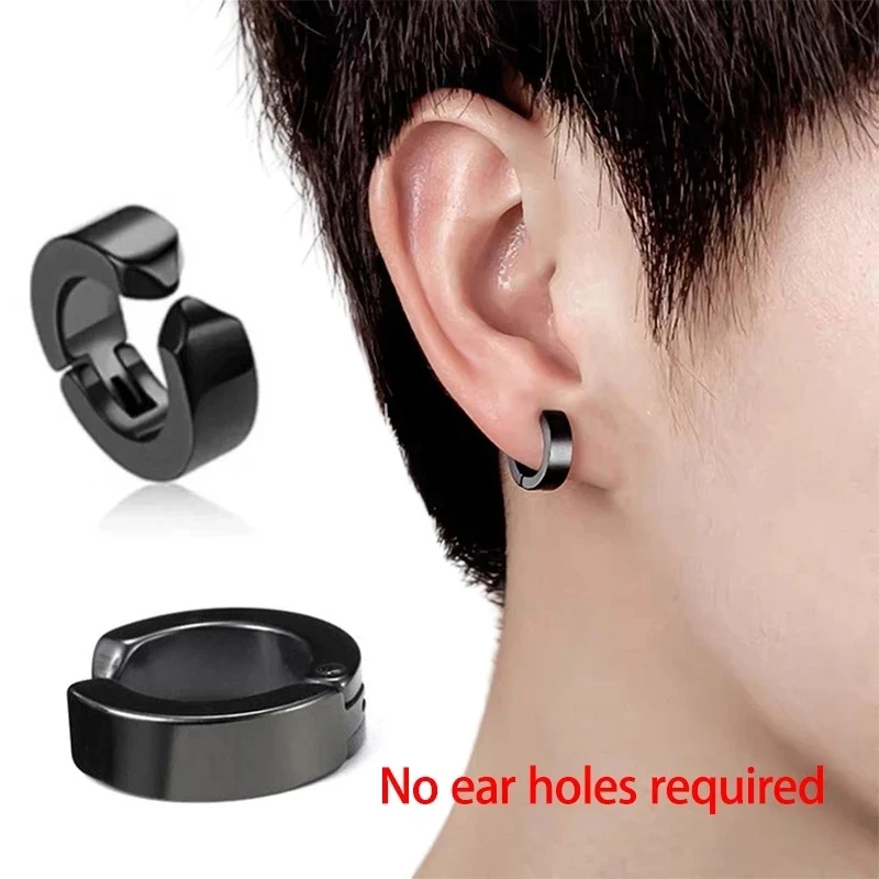 1/2/3/4/5/6pairs Earrings Stai - Men Accessories Earrings recension och pris