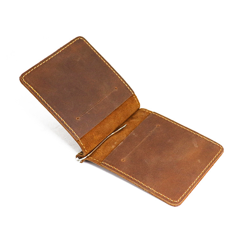 Handmade Genuine Leather Money - Money Clip Slim recension och pris