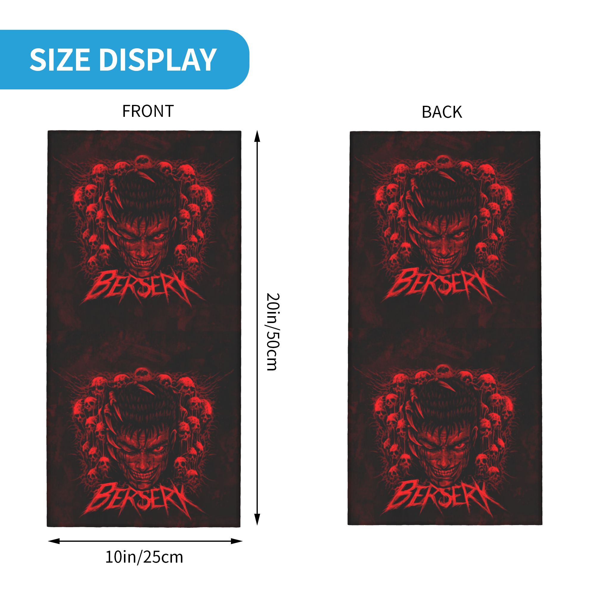 B-Berserks Bandana Neck Gaiter - Men Accessories Brand recension och pris