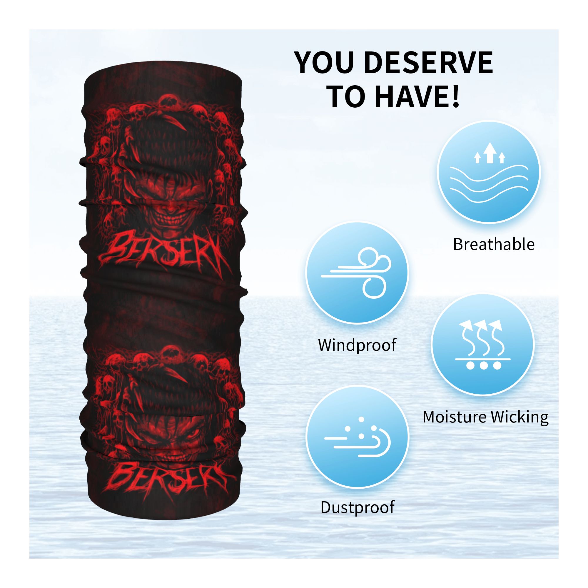 B-Berserks Bandana Neck Gaiter - Men Accessories Brand recension och pris