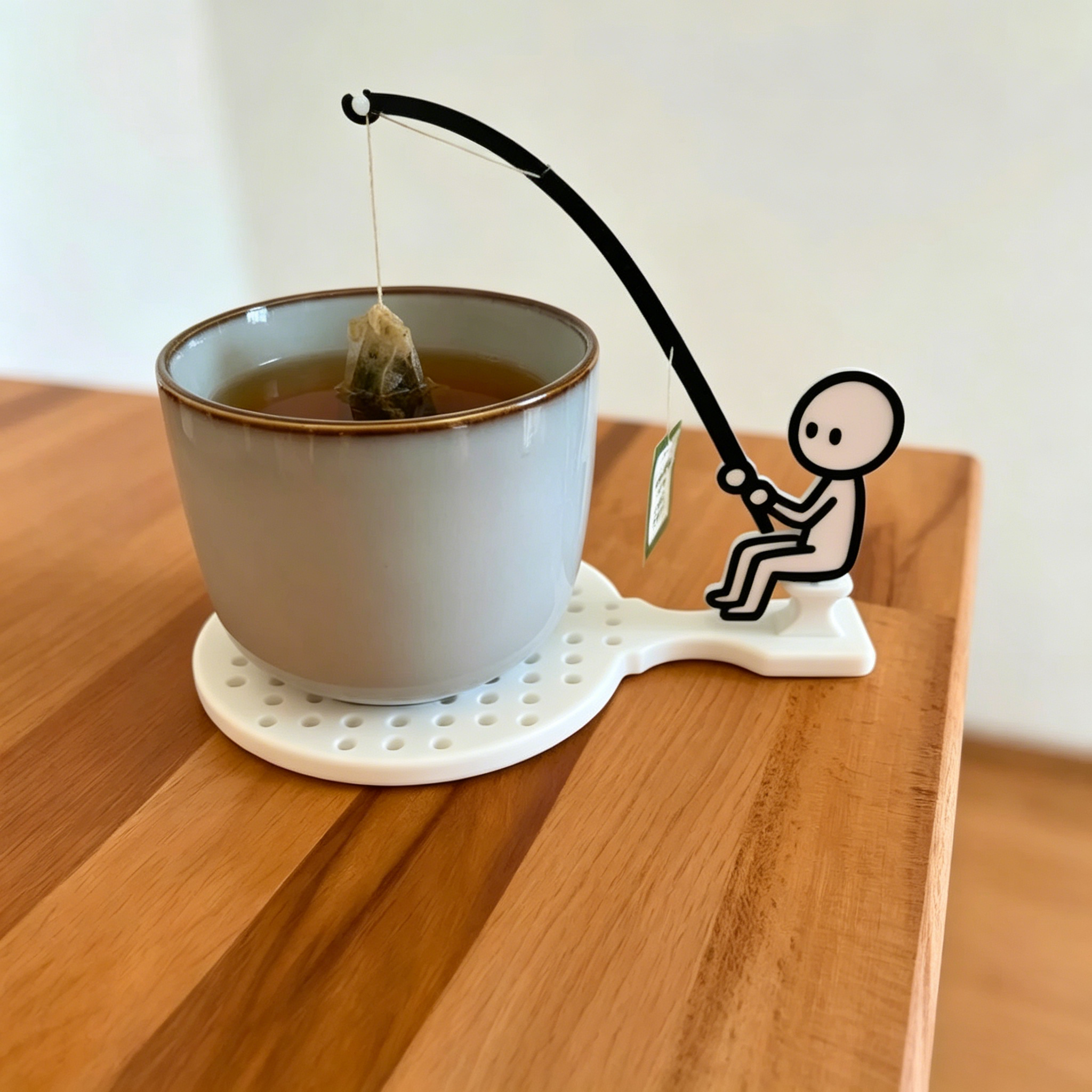 Funny Tea Bag Holder, Cute Fis - Men'S Accessories Office recension och pris