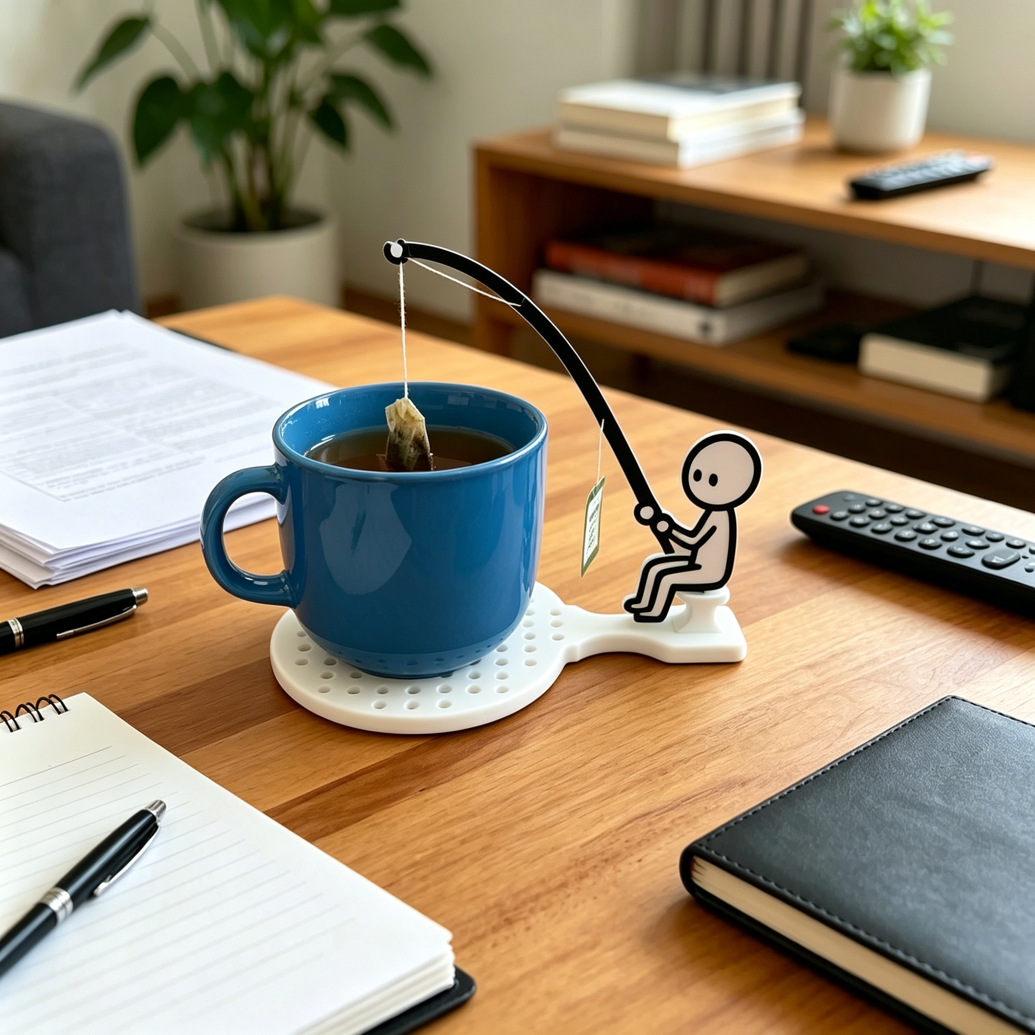 Funny Tea Bag Holder, Cute Fis - Men'S Accessories Office recension och pris