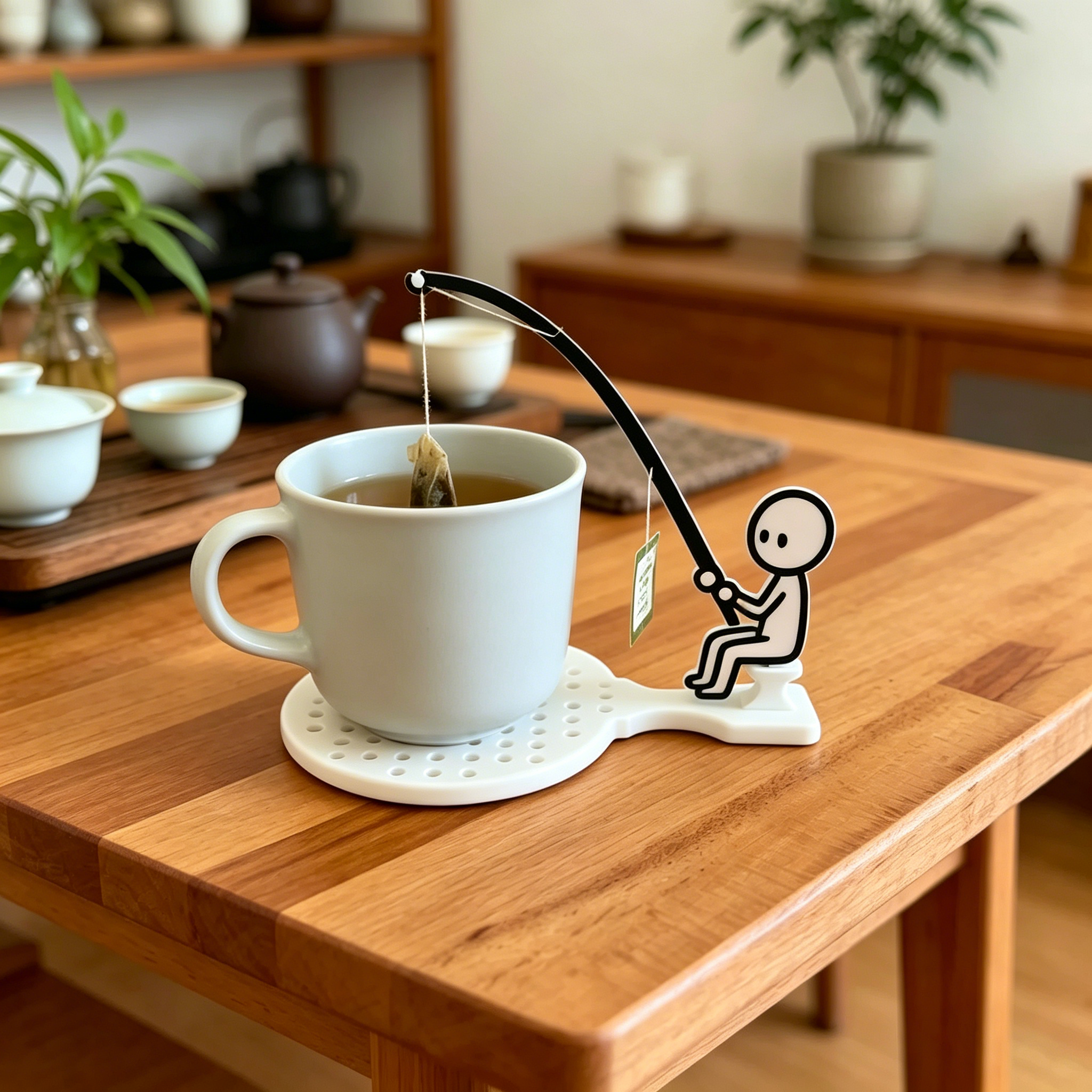 Funny Tea Bag Holder, Cute Fis - Men'S Accessories Office recension och pris