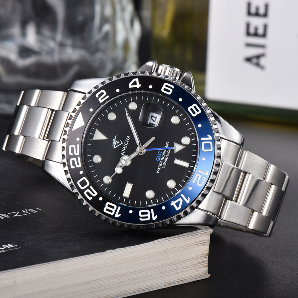 Luxury Origina Brand GMT Watch - Men Accessories Brand recension och pris