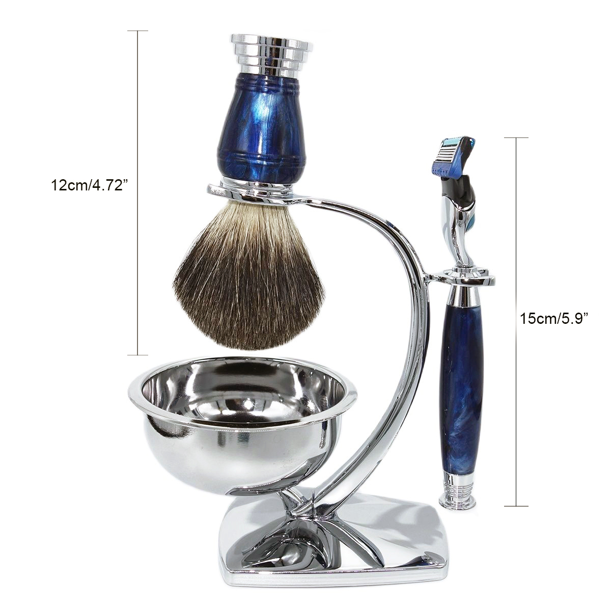 iRAZOR Royalblue 5-Layer Fusio - Men Accessories Combo Gift recension och pris