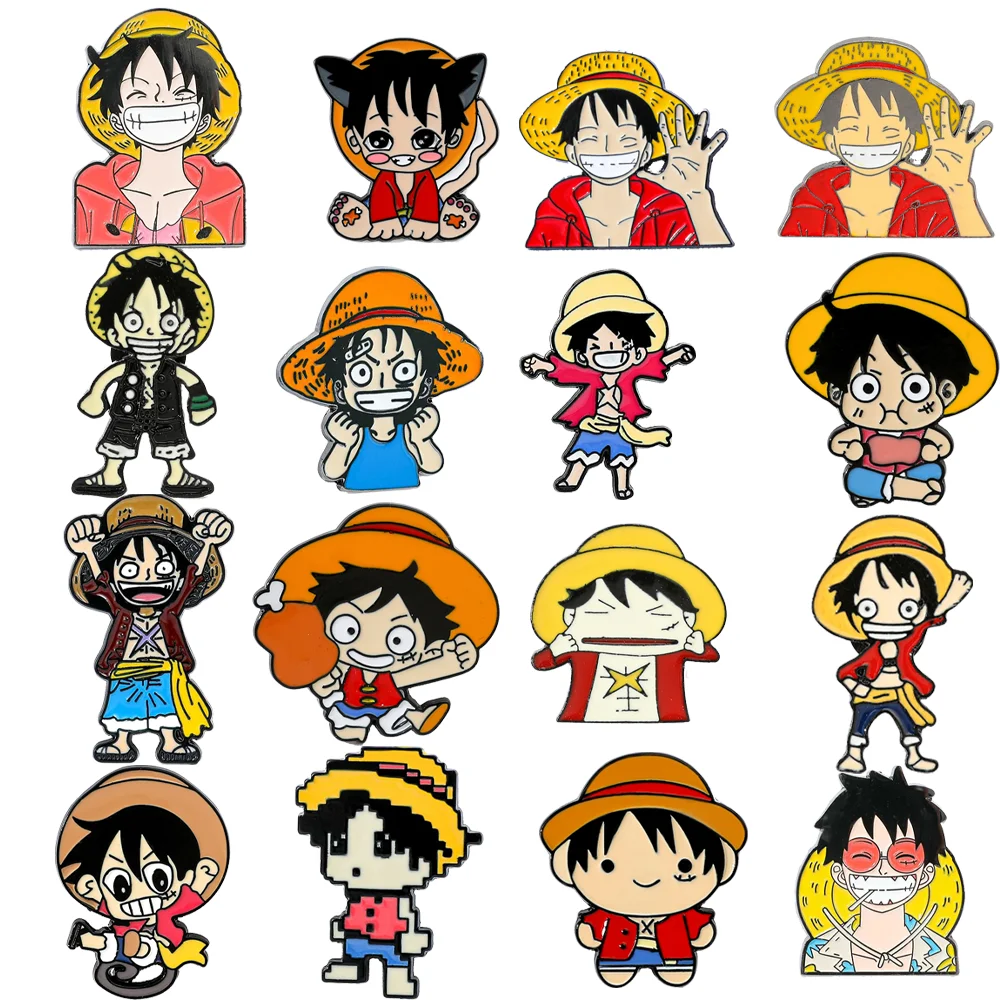 16 Pcs Cartoon Character Brooc - Lapel Pin Enamel recension och pris