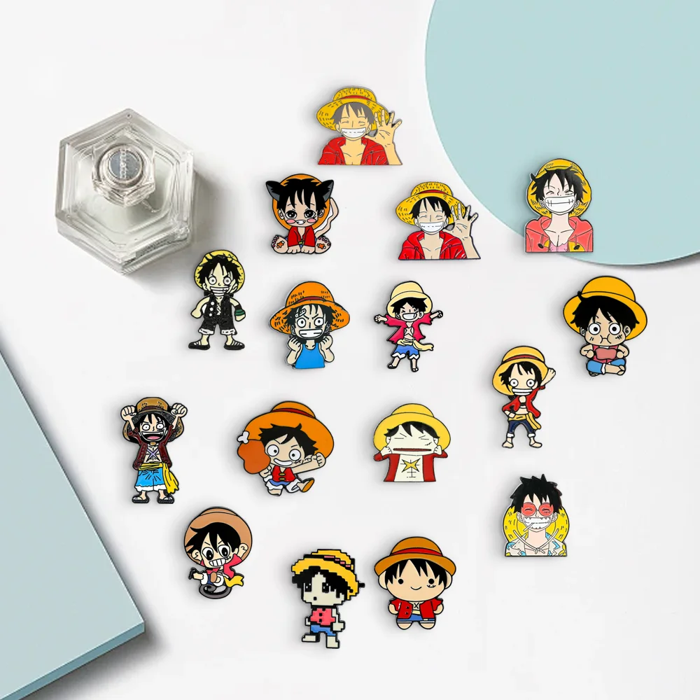 16 Pcs Cartoon Character Brooc - Lapel Pin Enamel recension och pris