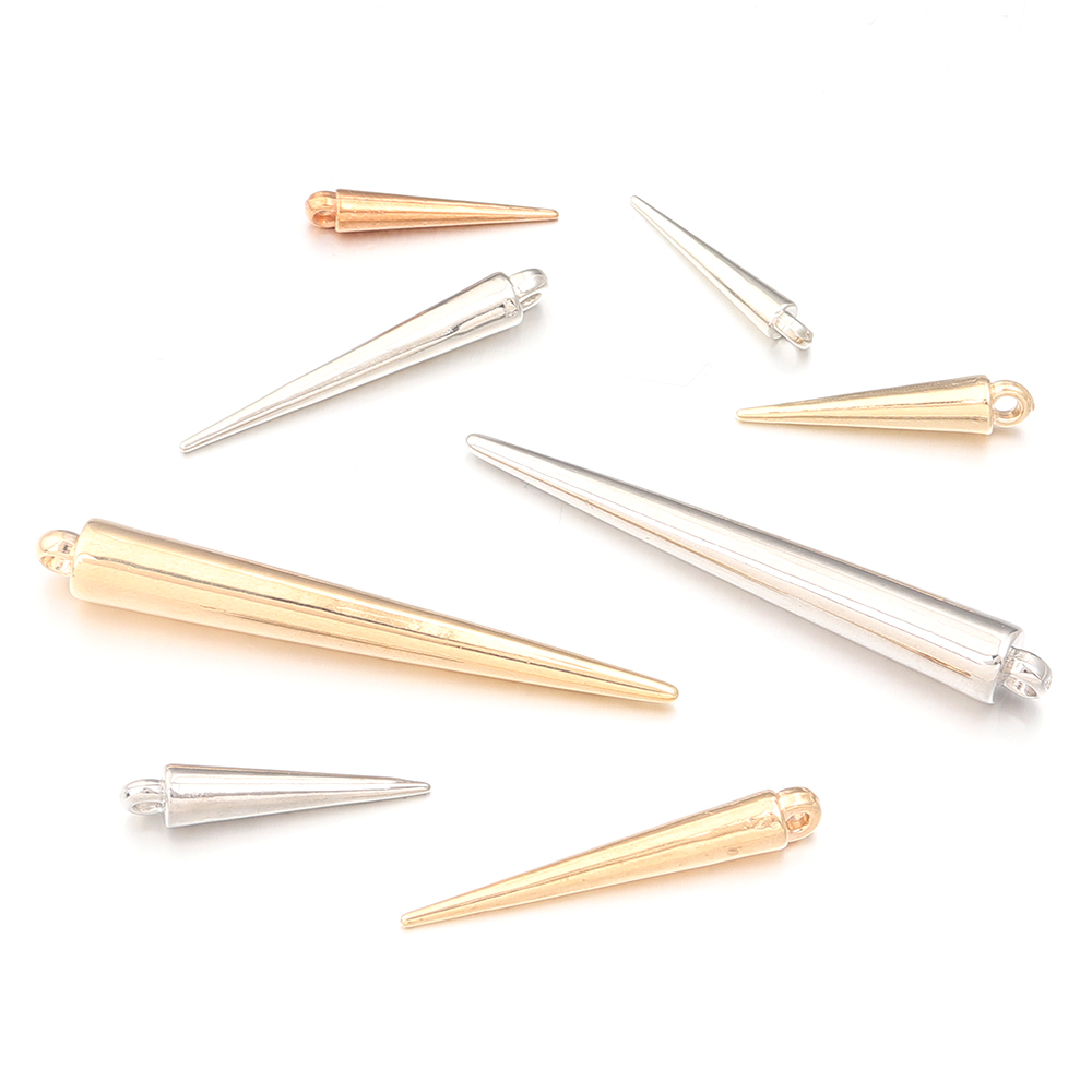 50-200pcs/lot CCB Plastic Cone - Men Accessories Earrings recension och pris