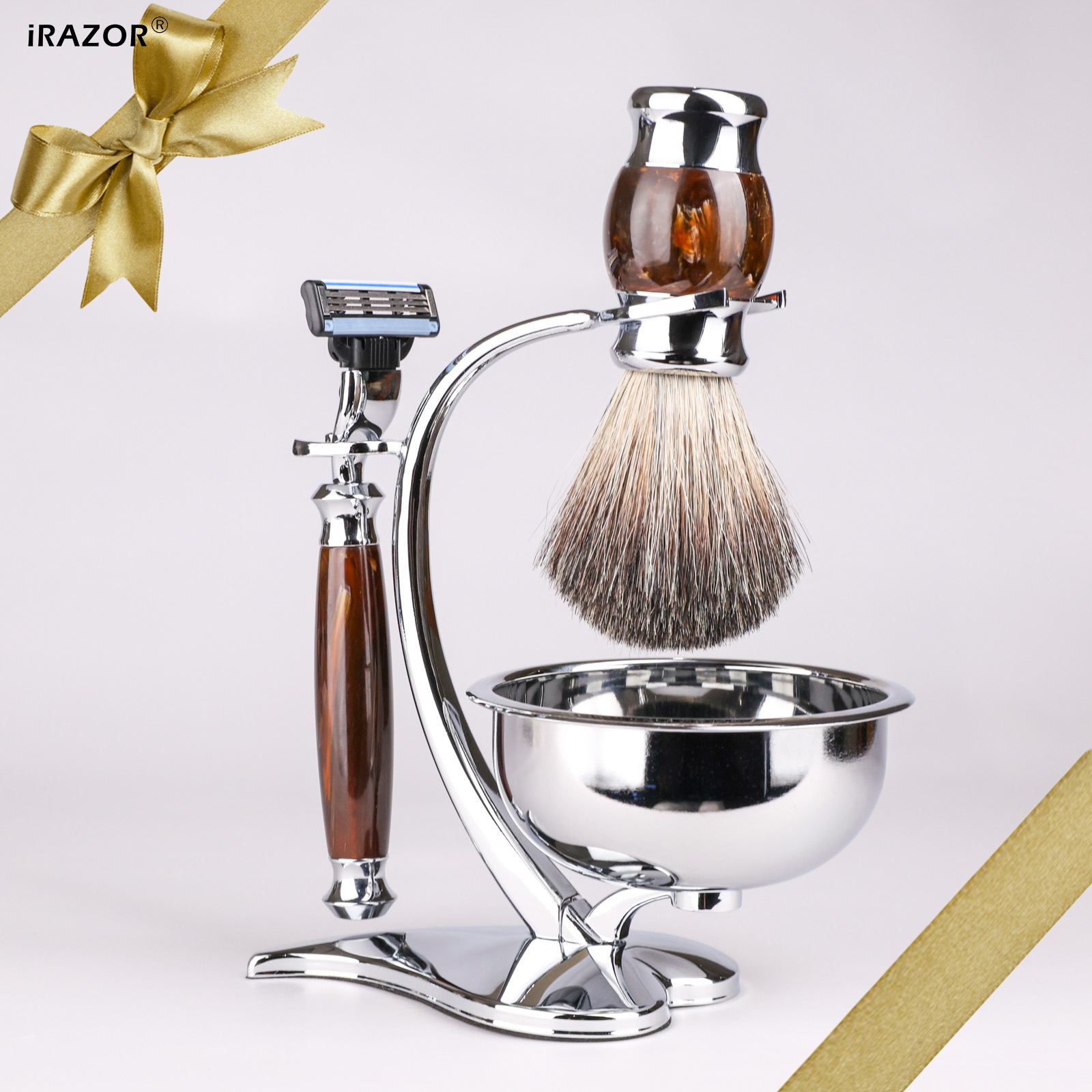 iRAZOR Professional Shaving Ki - Men Accessories Combo Gift recension och pris