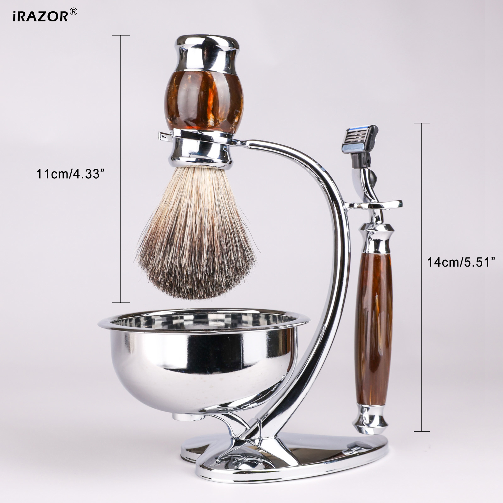 iRAZOR Professional Shaving Ki - Men Accessories Combo Gift recension och pris