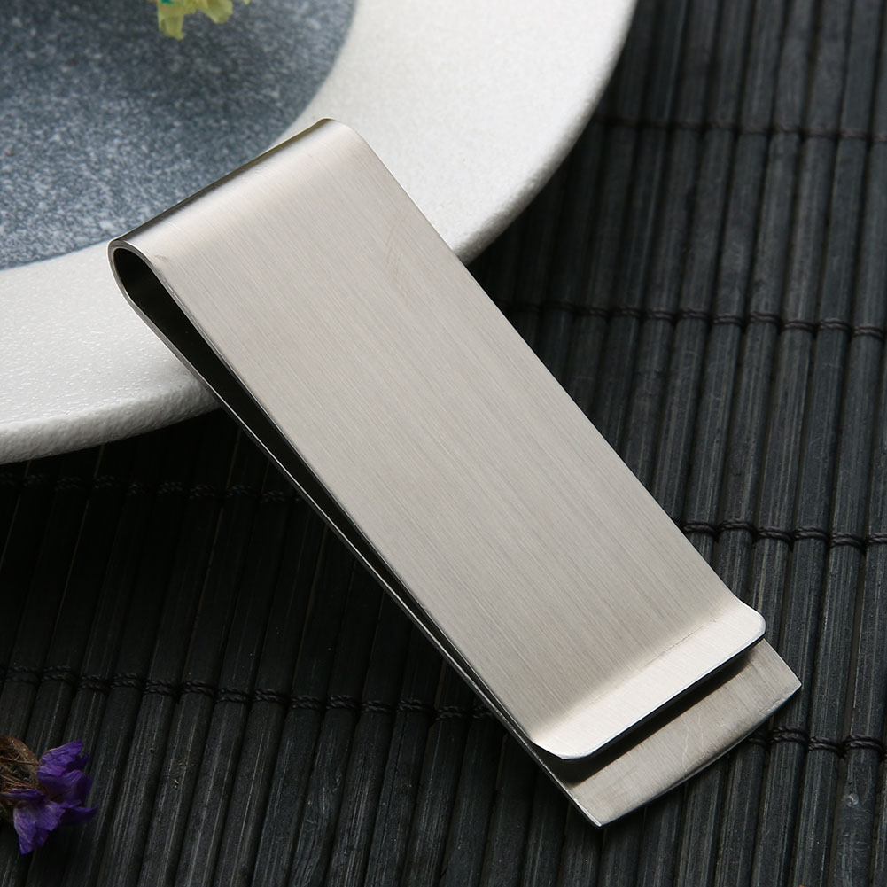 Stainless Steel Money Clip Met - Money Clip Slim recension och pris