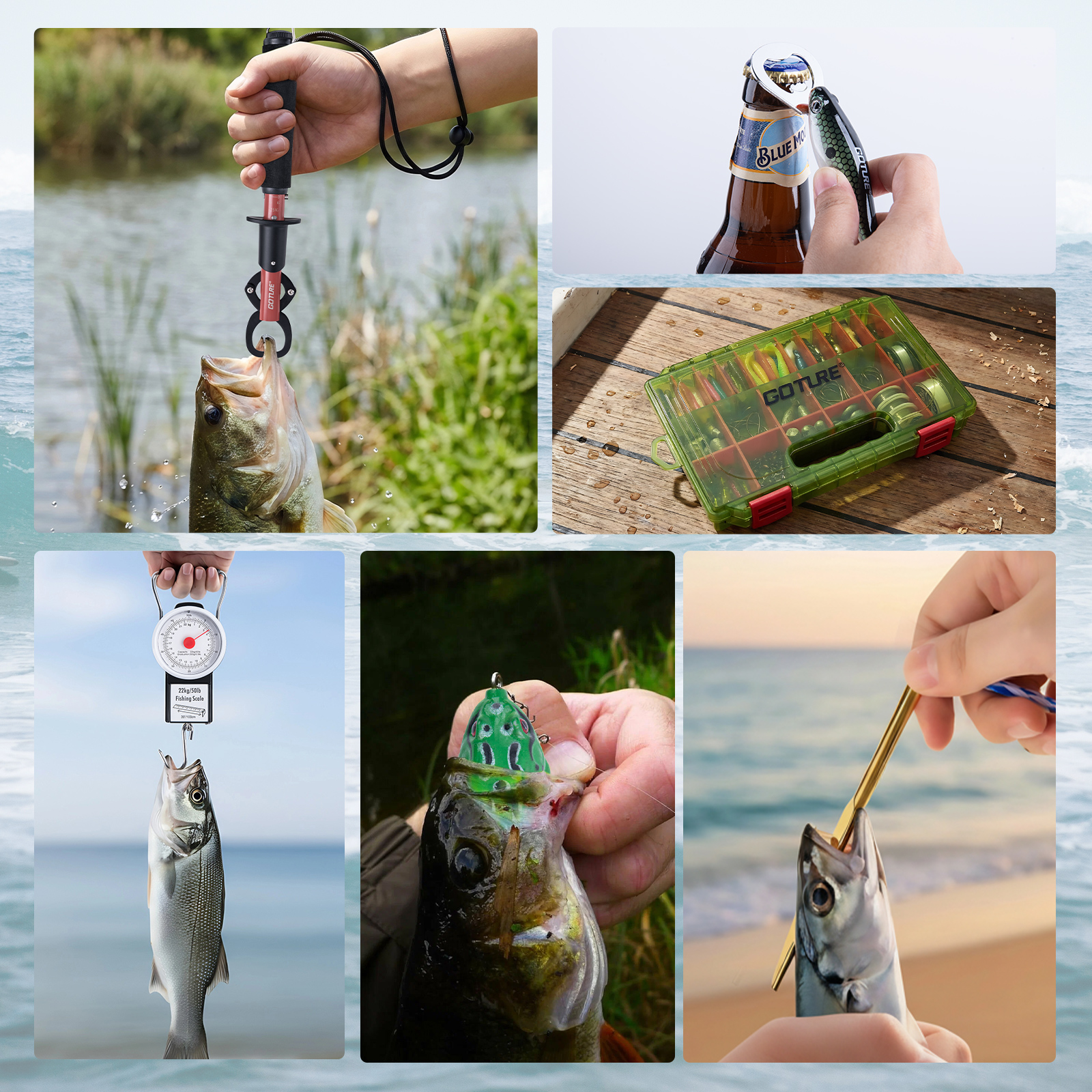 Goture Outdoor Fishing Accesso - Men Accessories Combo Gift recension och pris