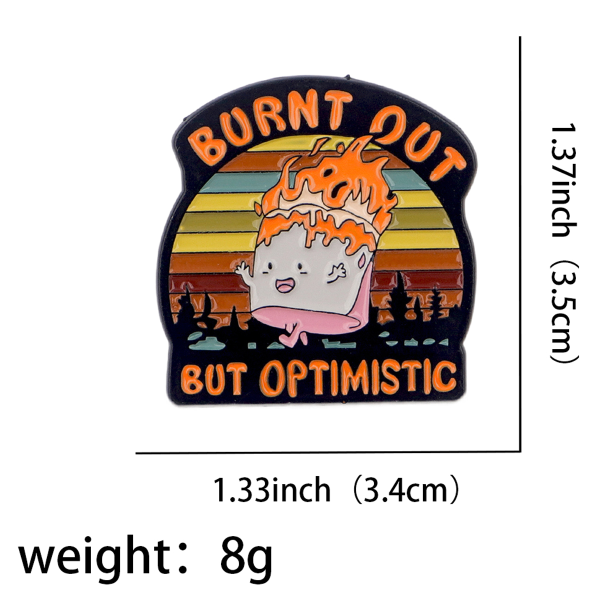 Fire Badges Enamel Pin Brooche - Men'S Accessories Backpack recension och pris