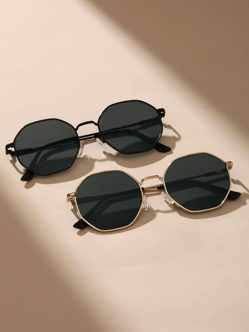 1/3 Pcs Metal Geometric-Round  - Men'S Accessories Glasses recension och pris