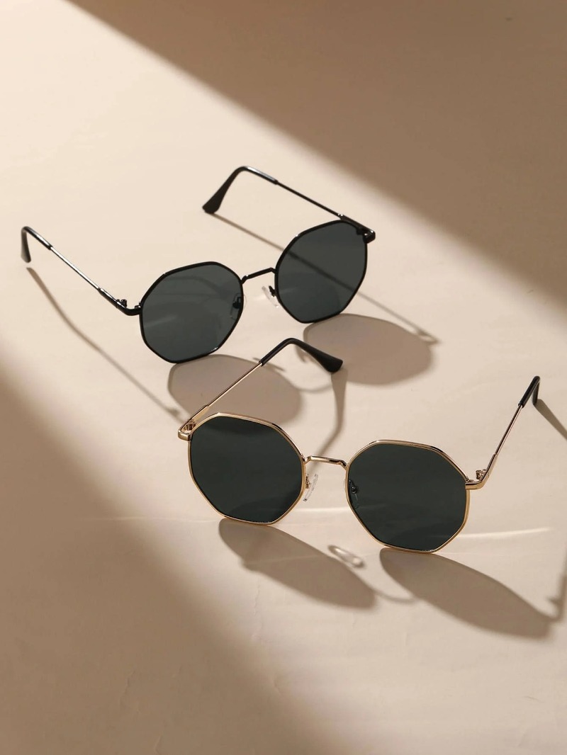 1/3 Pcs Metal Geometric-Round  - Men'S Accessories Glasses recension och pris
