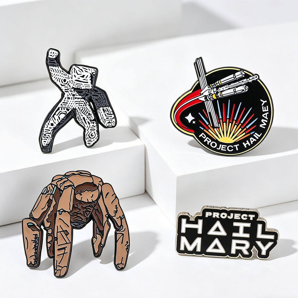 4pc Sci-Fi Enamel Pin Set Proj - Lapel Pin Enamel recension och pris