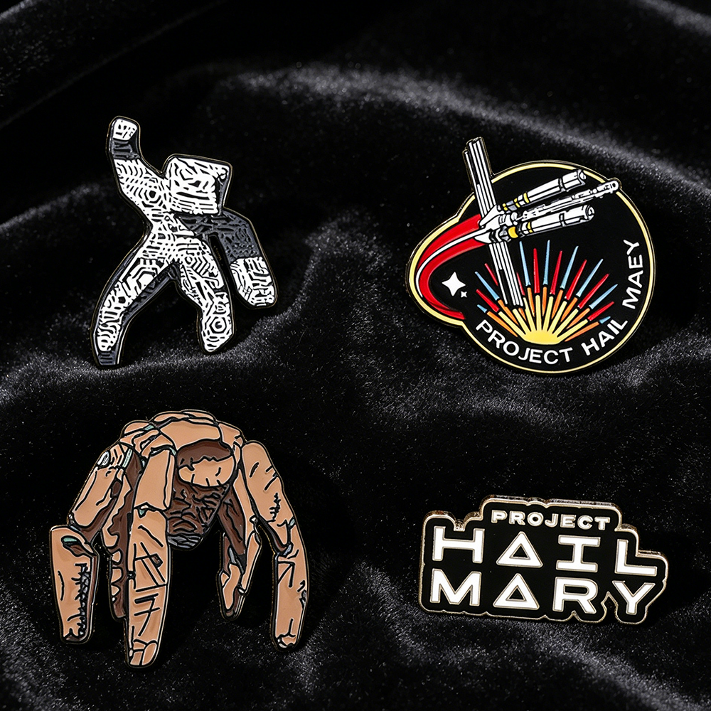 4pc Sci-Fi Enamel Pin Set Proj - Lapel Pin Enamel recension och pris