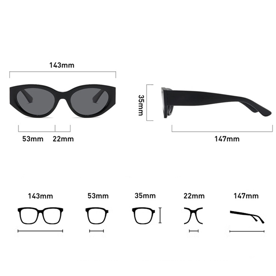 Women Men Classic Cat-Eye Pola - Men Accessories Brand recension och pris