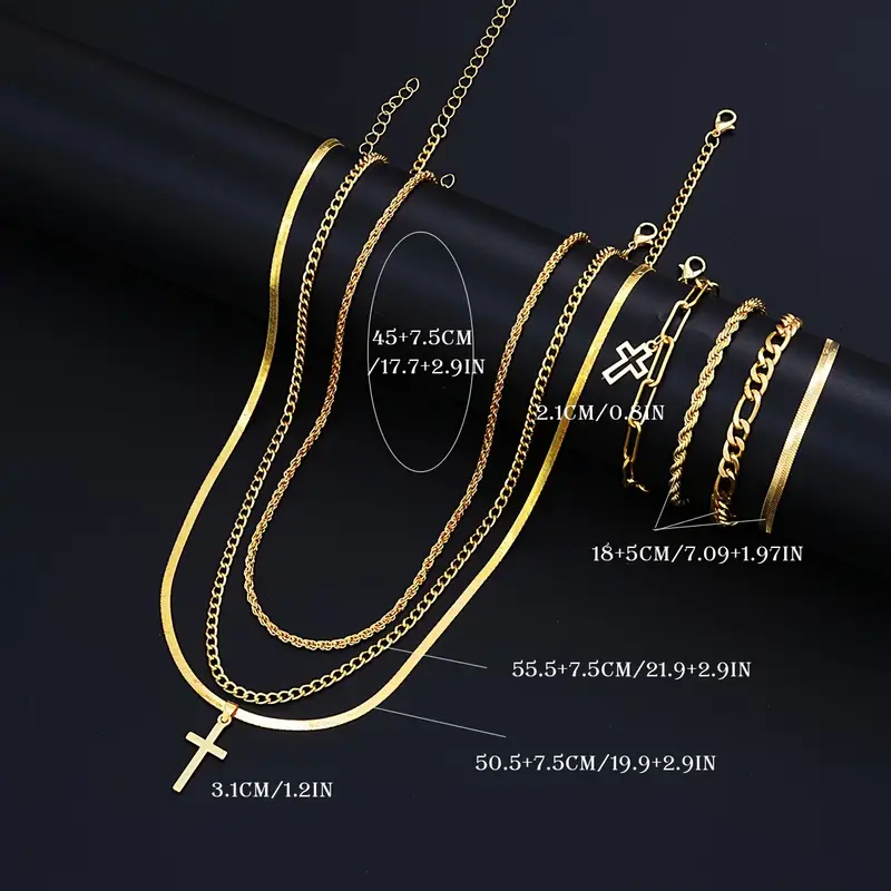 7-Piece Minimalist Stainless S - Men Accessories Combo Gift recension och pris