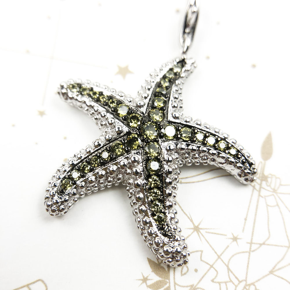Pendant Green Starfish ,Brand  - Men Accessories Brand recension och pris