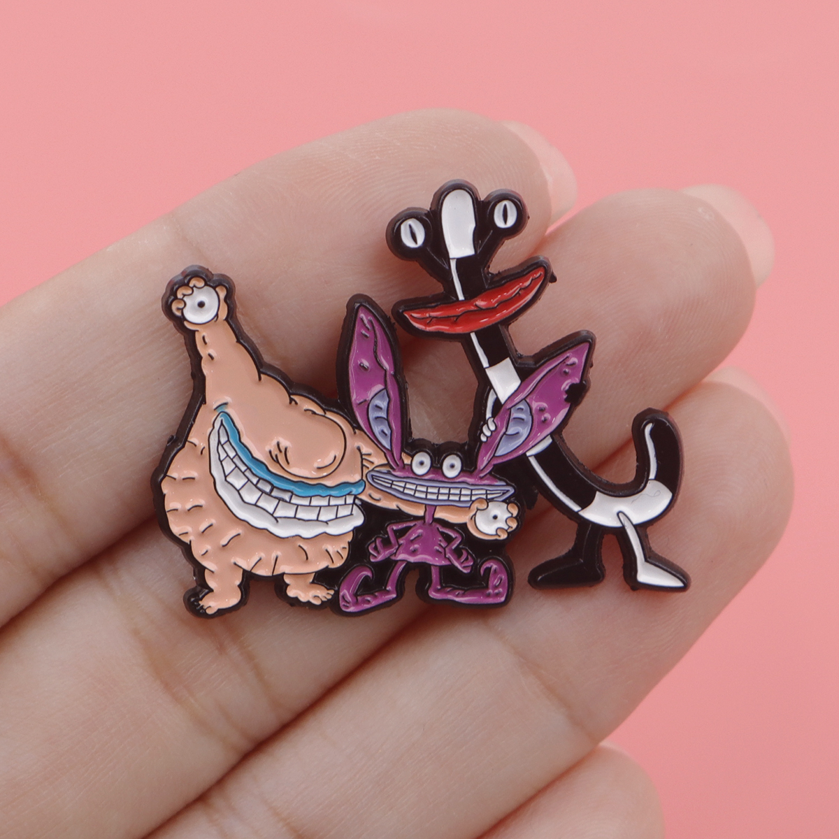 Cartoon Monster Enamel Pin Bad - Men'S Accessories Backpack recension och pris