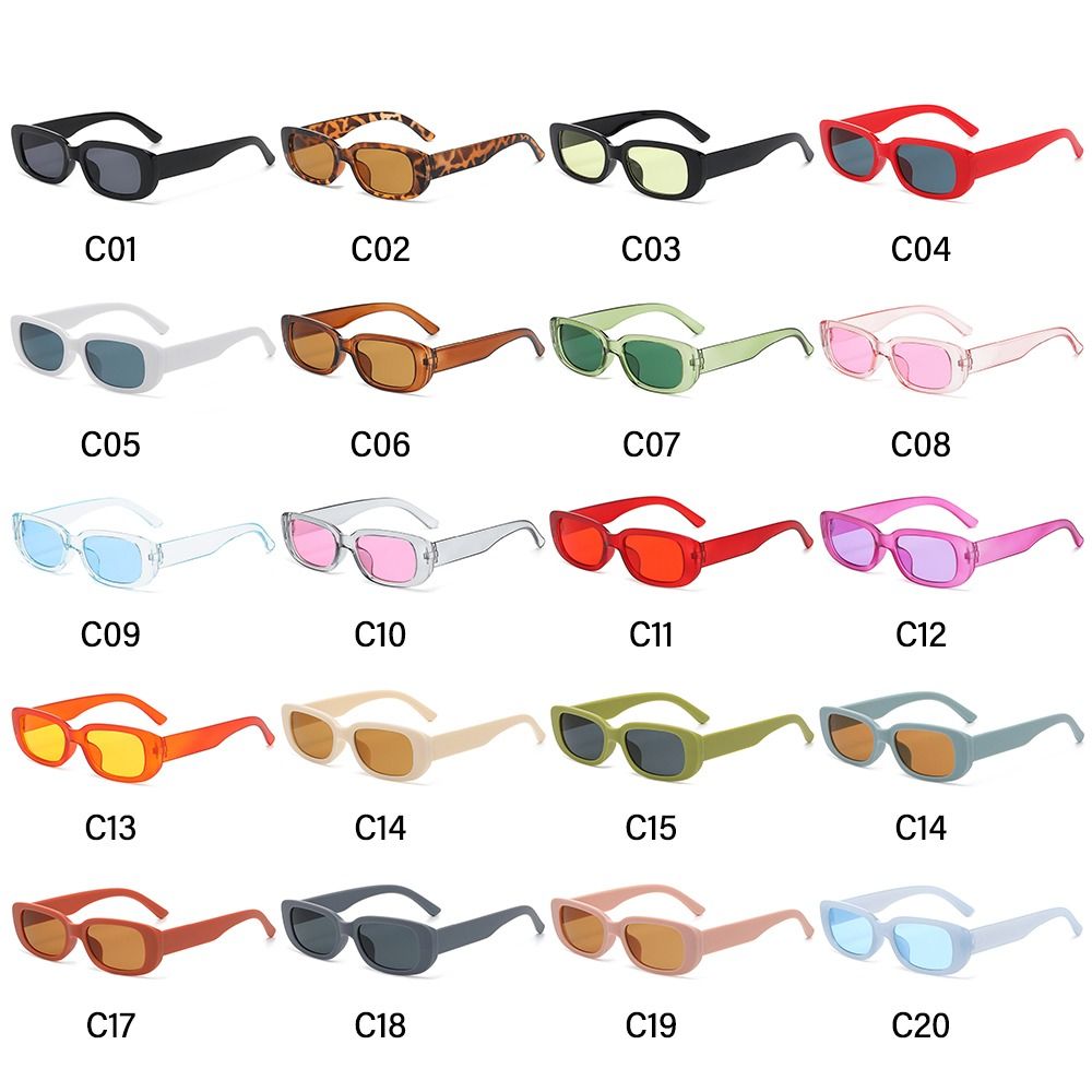 Trendy Narrow Square Frame Y2K - Men'S Accessories Glasses recension och pris