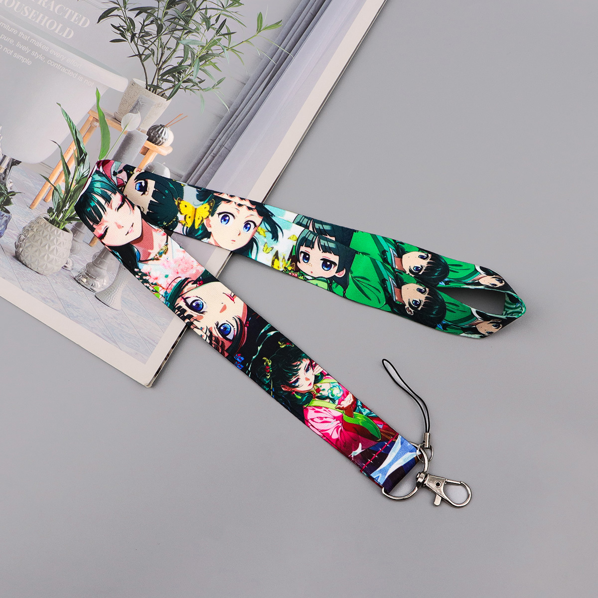 Cute Anime Girl Lanyard Neck S - Men'S Accessories Holder recension och pris