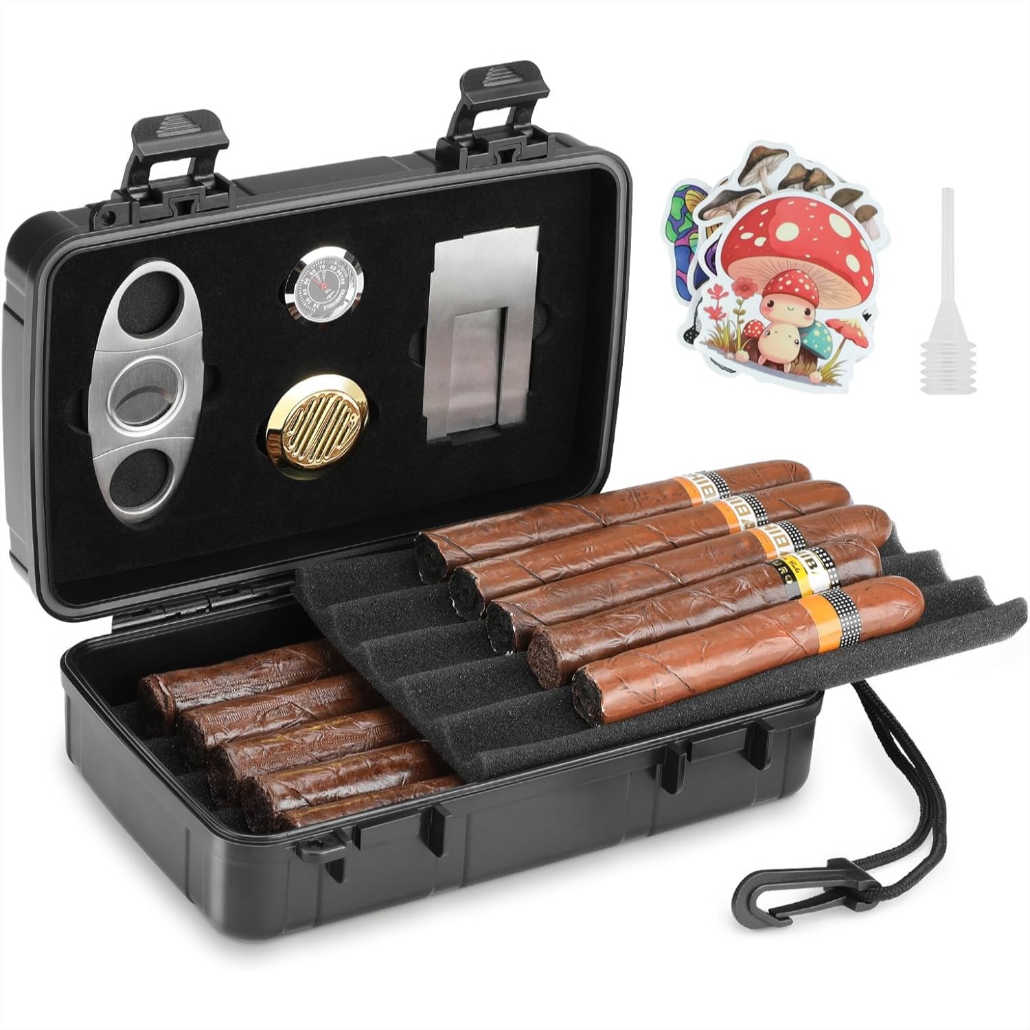 Portable Cigar Humidor Holds 1 - Men'S Accessories recension och pris